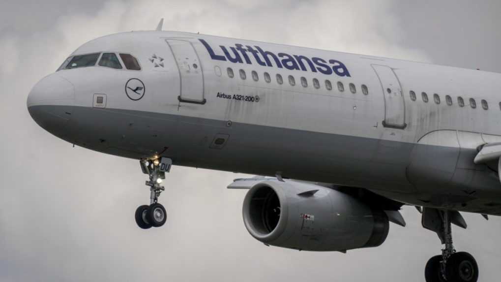Lietadlo nemeckej spoločnosti Lufthansa.