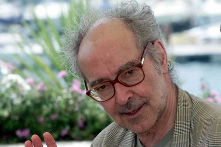 Filmový režisér Jean-Luc Godard.