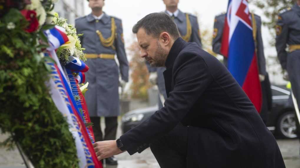 Na snímke predseda vlády Eduard Heger.