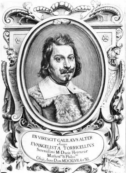 Na snímke fyzik a matematik Evangelista Torricelli.