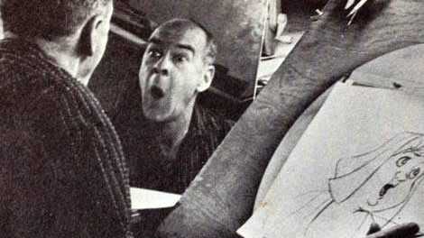 Na snímke americký filmový animátor Ollie Johnston.