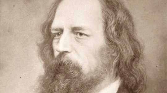 Na snímke je básnik Alfred Tennyson.