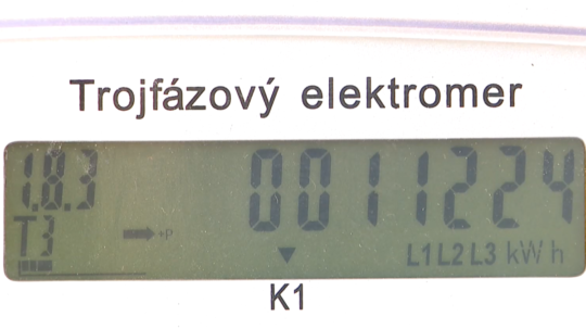 Na snímke elektromer.