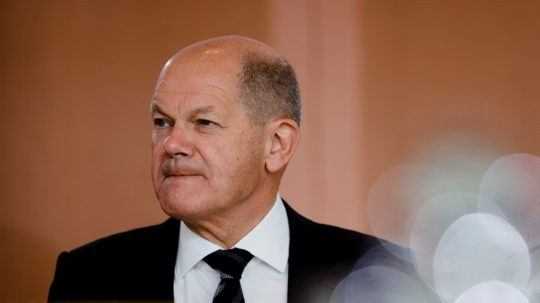 Na snímke je Nemecký kancelár Olaf Scholz.