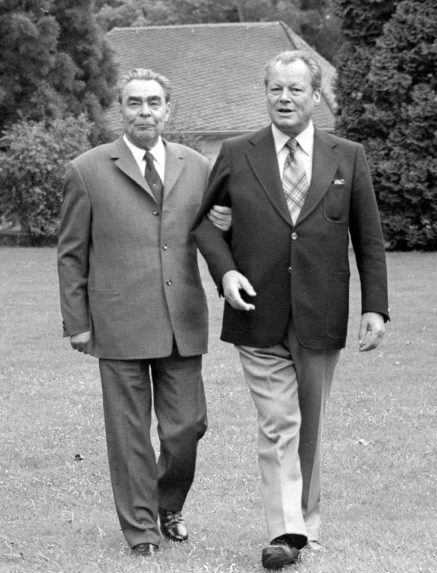 Leonid Brežnev a Willy Brandt