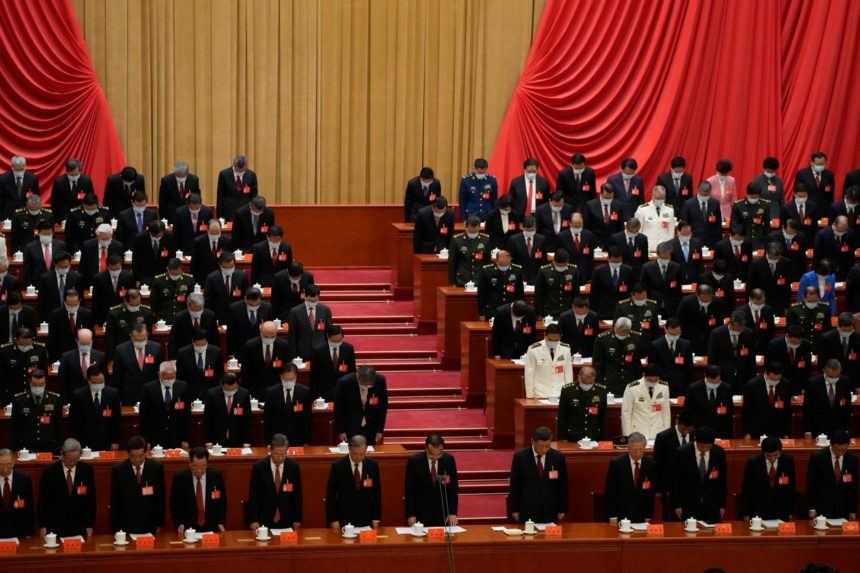 Na snímke 20. zjazd komunistickej strany Číny.