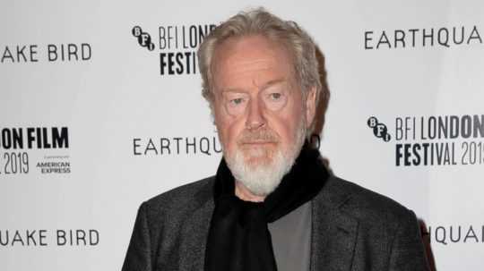 Na snímke pózuje britský filmový režisér a producent Ridley Scott.