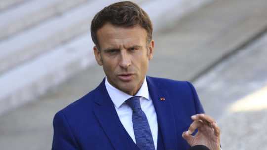 Francúzsky prezident Emmanuel Macron.