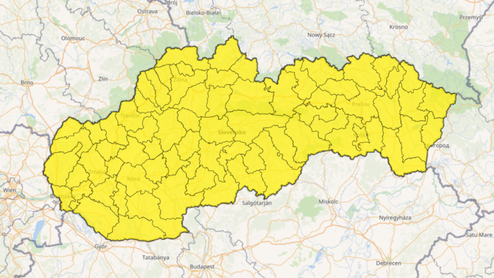 Slovenský hydrometeorologický ústav upozorňuje na hmlu