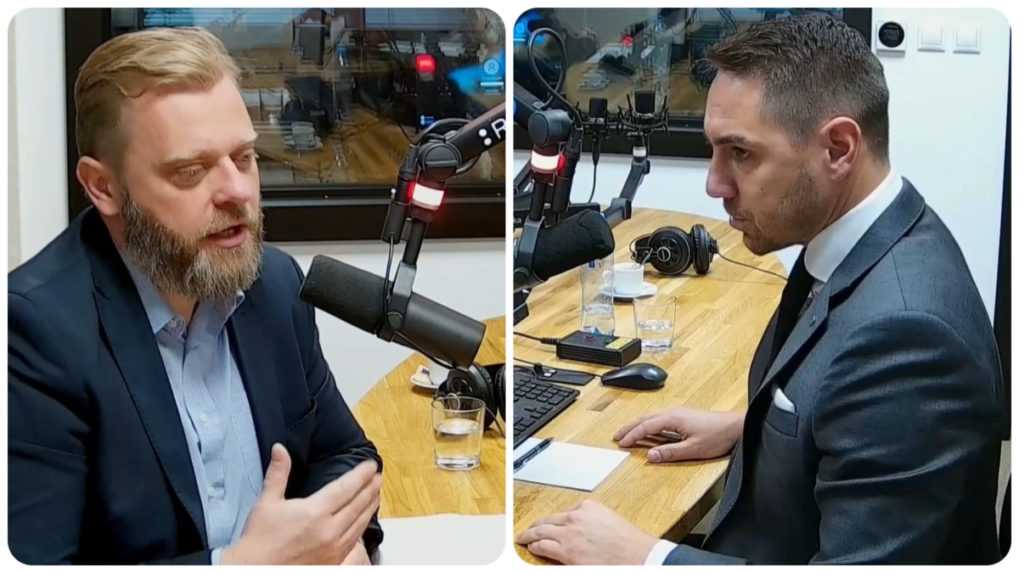 Vľavo predseda v&yacute;boru pre obranu a bezpečnosť Juraj Kr&uacute;pa (SaS) a podpredseda v&yacute;boru pre financie a rozpočet Gy&ouml;rgy Gyimesi (OĽANO).