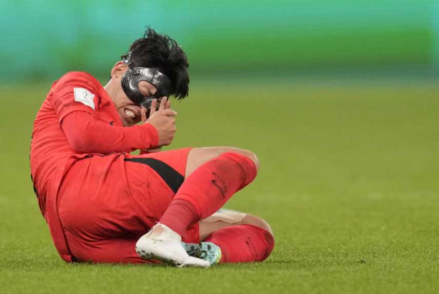 Juhokórejský futbalista Son Hung-min.