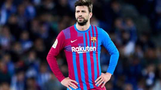 Na snímke španielsky futbalista Gerard Piqué.