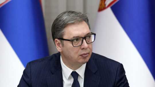 Srbský prezident Aleksandar Vučič.