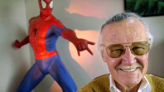 Na archívnej snímke tvorca komiksov Stan Lee.