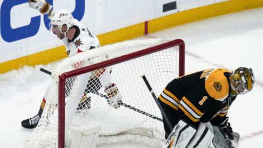 Zápas NHL Boston Bruins vs. Las Vegas Golden Knights.