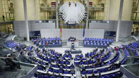 Nemecký Spolkový snem (Bundestag).