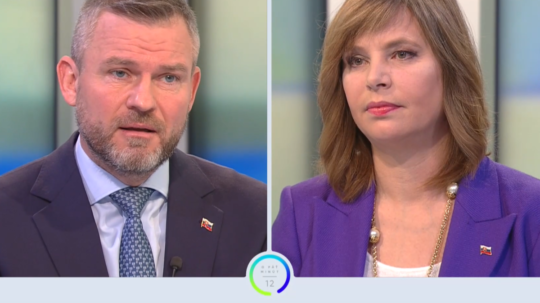 Predseda strany Hlas-SD Peter Pellegrini a ministerka investícií Veronika Remišová.