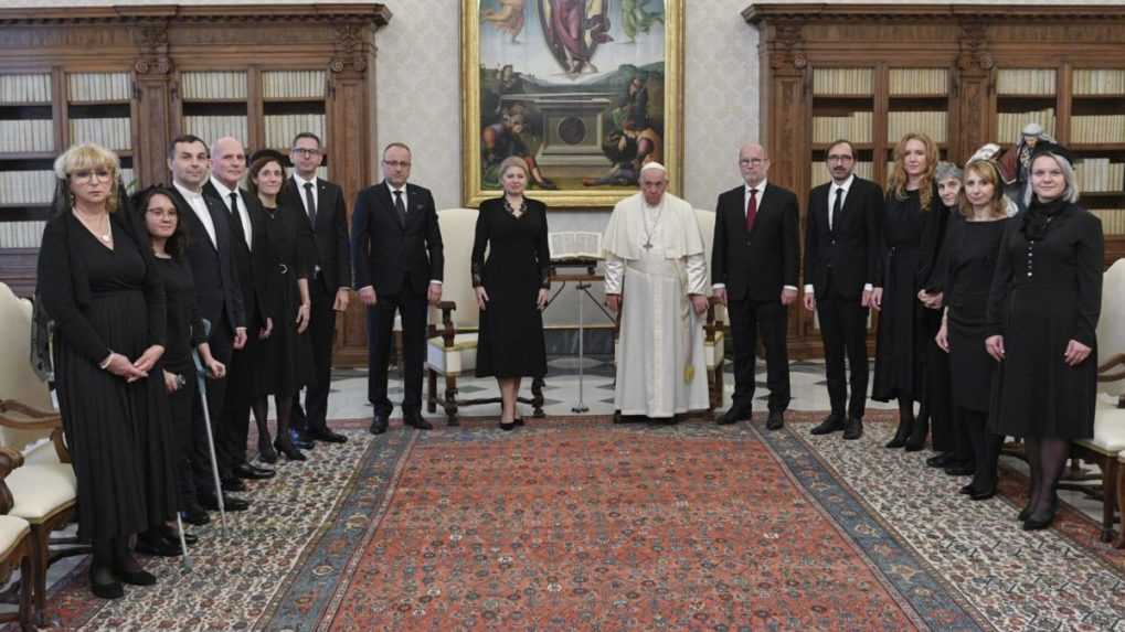 Pápež František prijal vo vatikáne prezidentku Zuzanu Čaputovú.
