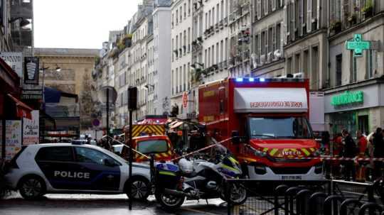 Na snímke miesto činu v Paríži.