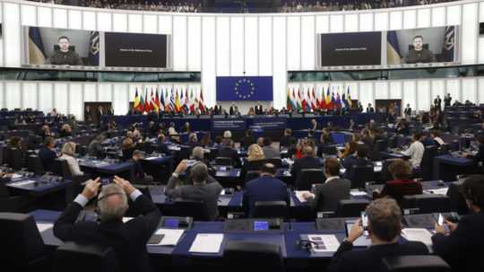 Európsky parlament v Štrasburgu.