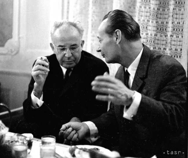 Gustáv Husák (vľavo) a Alexander Dubček.