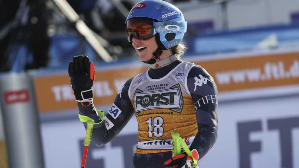 Americká lyžiarka Mikaela Shiffrinová.