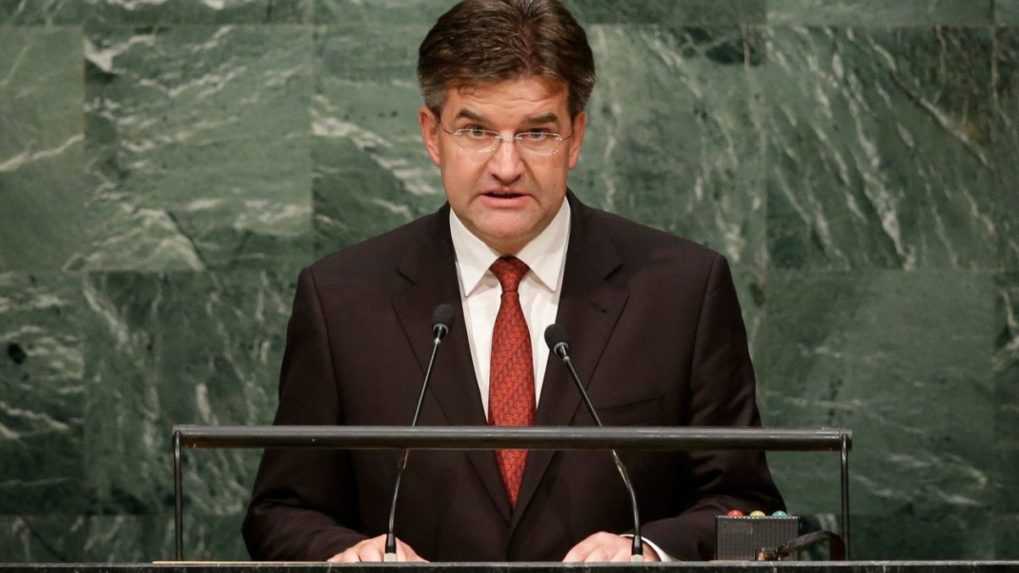 Vtedajší slovenský minister zahraničných vecí Miroslav Lajčák reční počas 70. zasadnutia Valného zhromaždenia OSN.