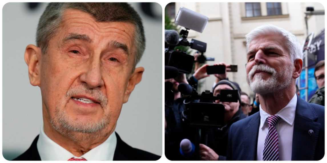 Kandidáti na českého prezidenta - expremiér Andrej Babiš (vľavo) a generál Petr Pavel.
