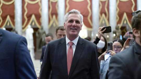 Na snímke líder republikánskej väčšiny Kevin McCarthy.