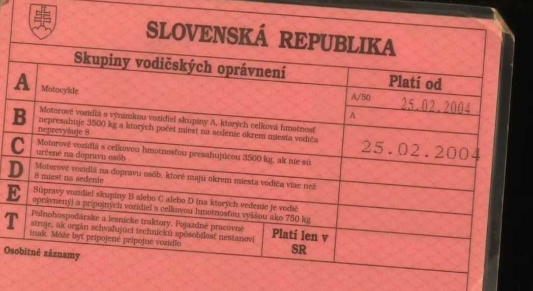 Ružový preukaz má stále viac ako 100-tisíc vodičov, platí však iba do konca roka