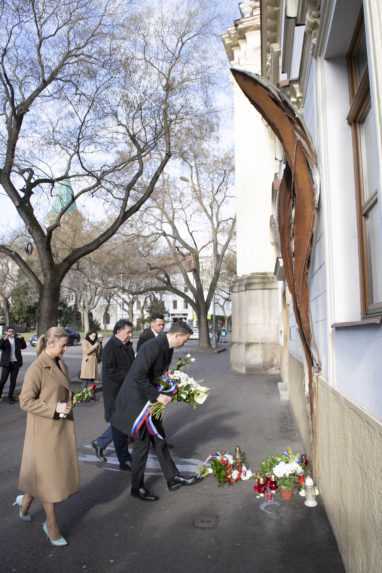 Eduard Heger, Natália Milanová, Ján Budaj a Kristián Čekovský