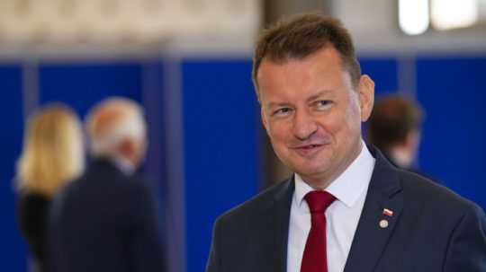 Na snímke poľský minister obrany Mariusz Blaszczak