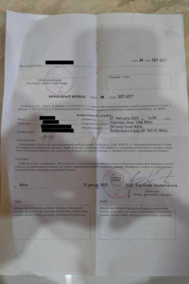 Falošný povolávací rozkaz.