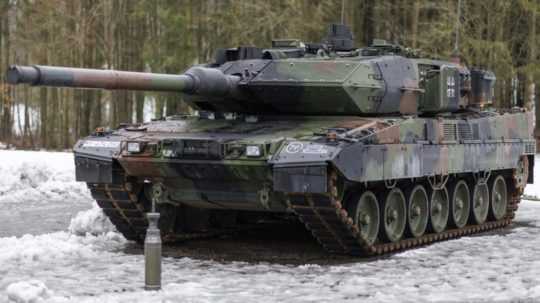 Nový nemecký tank Leopard 2A7.