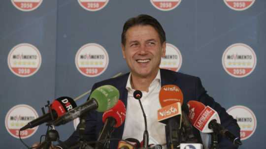 Predseda Hnutia piatich hviezd (M5S) Giuseppe Conte.