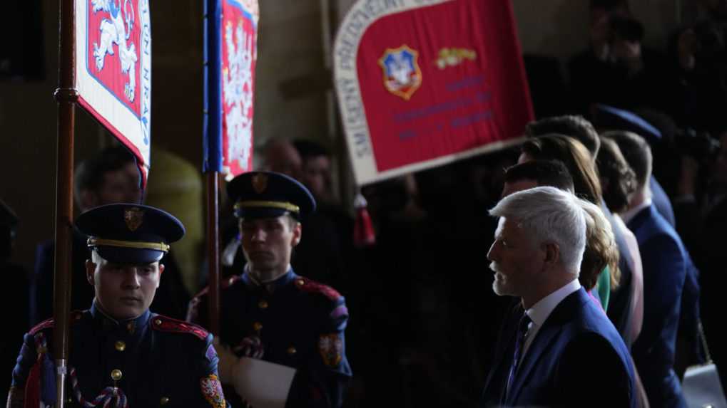 Novozvolený český prezident Petr Pavel skladá prísahu počas jeho inaugurácie na Pražskom hrade.