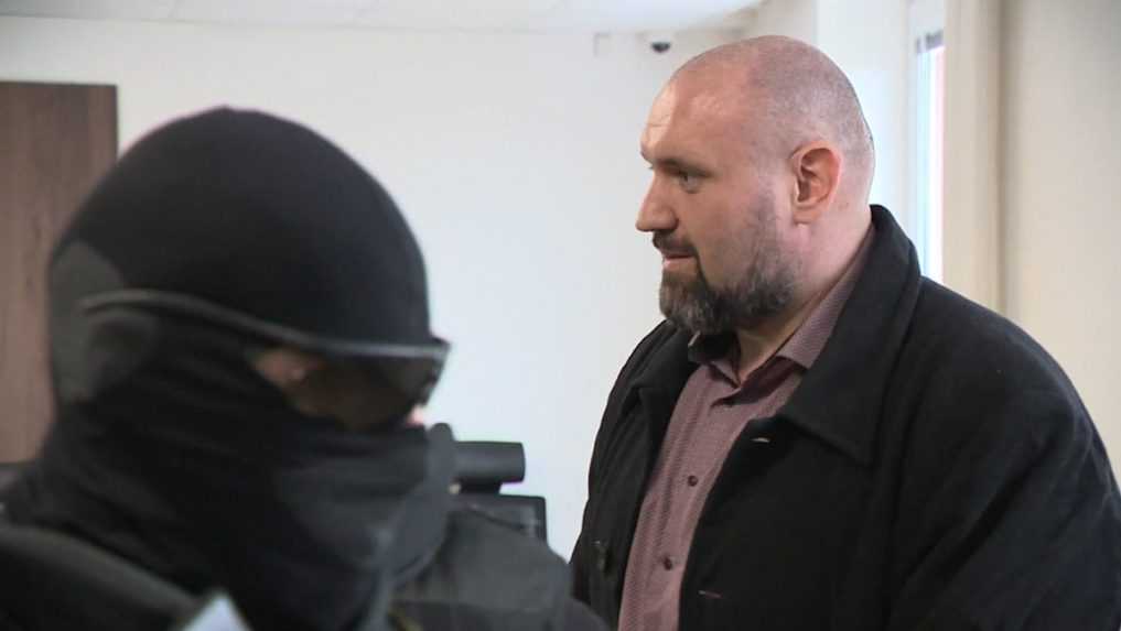 Marián Magát, obžalovaný zo šírenia extrémizmu, na súdnom pojednávaní.