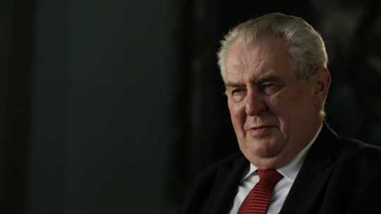 Končiaci prezident ČR Miloš Zeman.