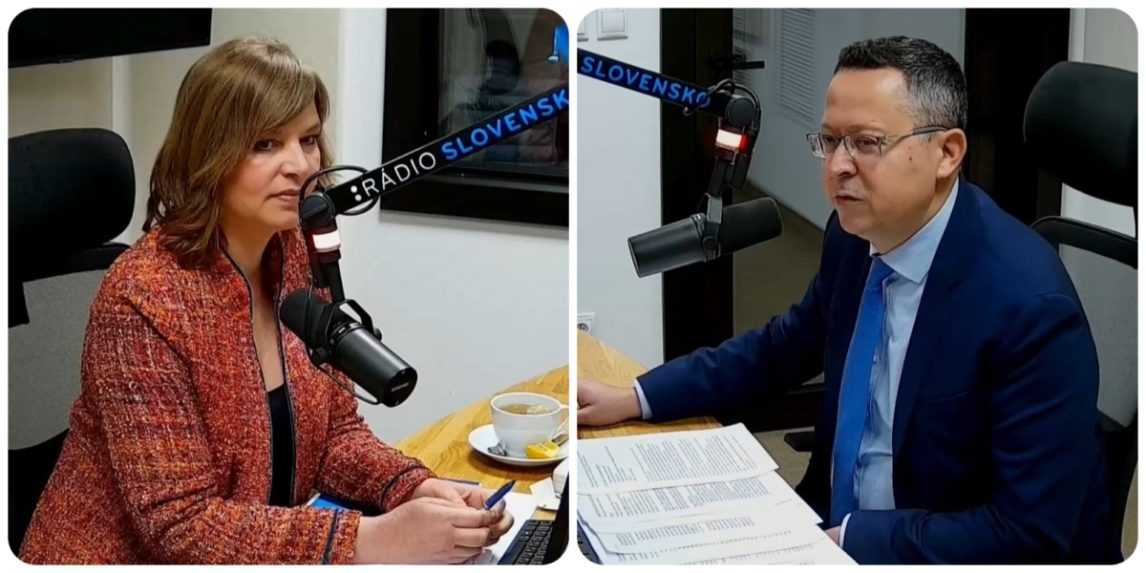 Poverená ministerka investícií Veronika Remišová (Za ľudí) a poslanec Ladislav Kamenický (Smer-SD).