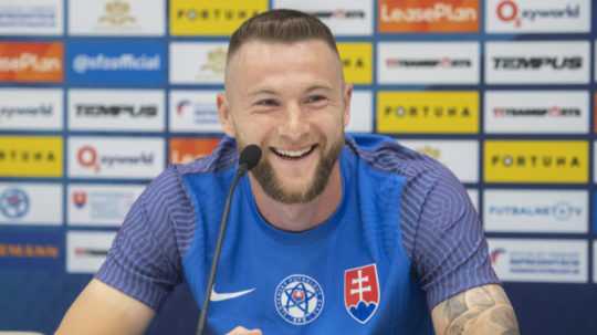 Slovenský futbalista Milan Škriniar.