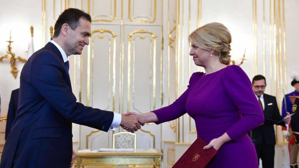 Na snímke prezidentka SR Zuzana Čaputová, ktorá vymenovala Ľudovíta Ódora za predsedu vlády odborníkov.