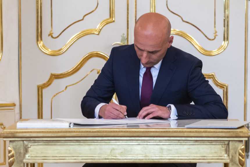 Na snímke minister financií SR Michal Horváth.