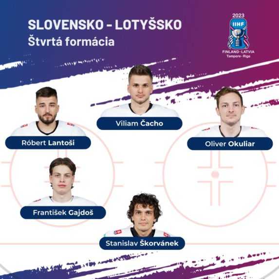 Štvrtá formácia SR proti Lotyšsku