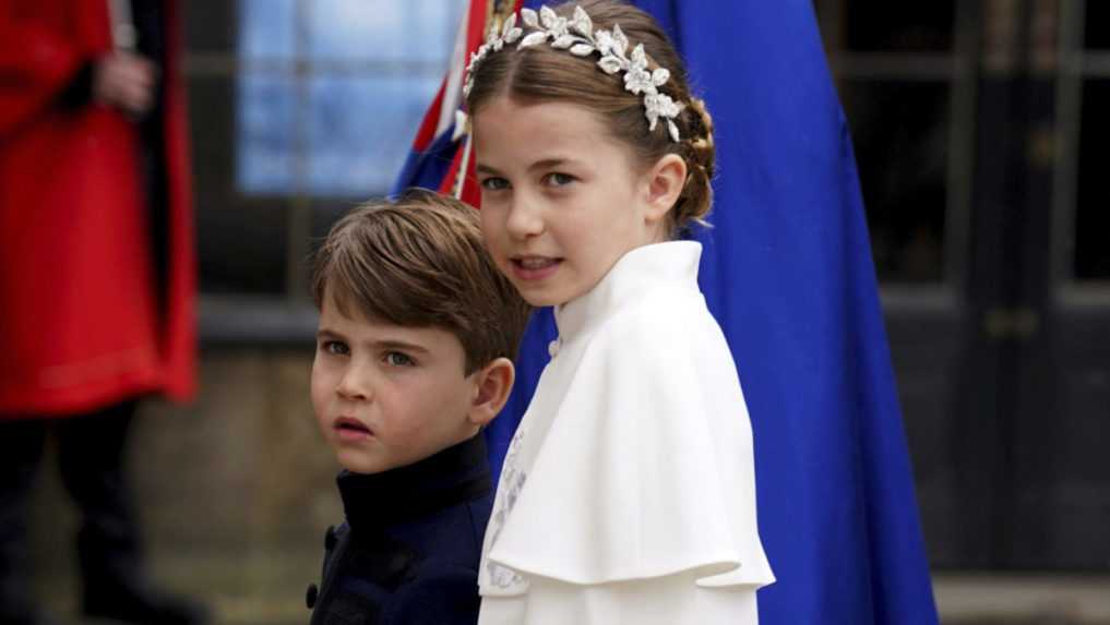 Princezná Charlotte a princ Louis.