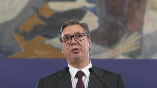 Srbský prezident Aleksandar Vučič.