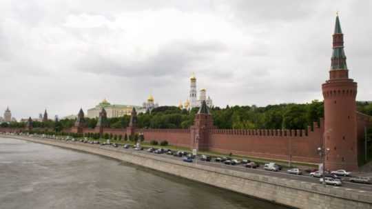 Pohľad na Veľký Kremeľský palác v Moskve.