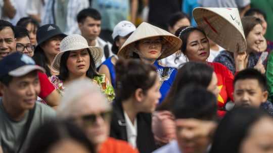 Na archívnej snímke návštevníci počas Dňa Vietnamu na bratislavskej Kuchajde.