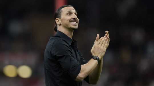 Švédsky futbalista Zlatan Ibrahimovič.