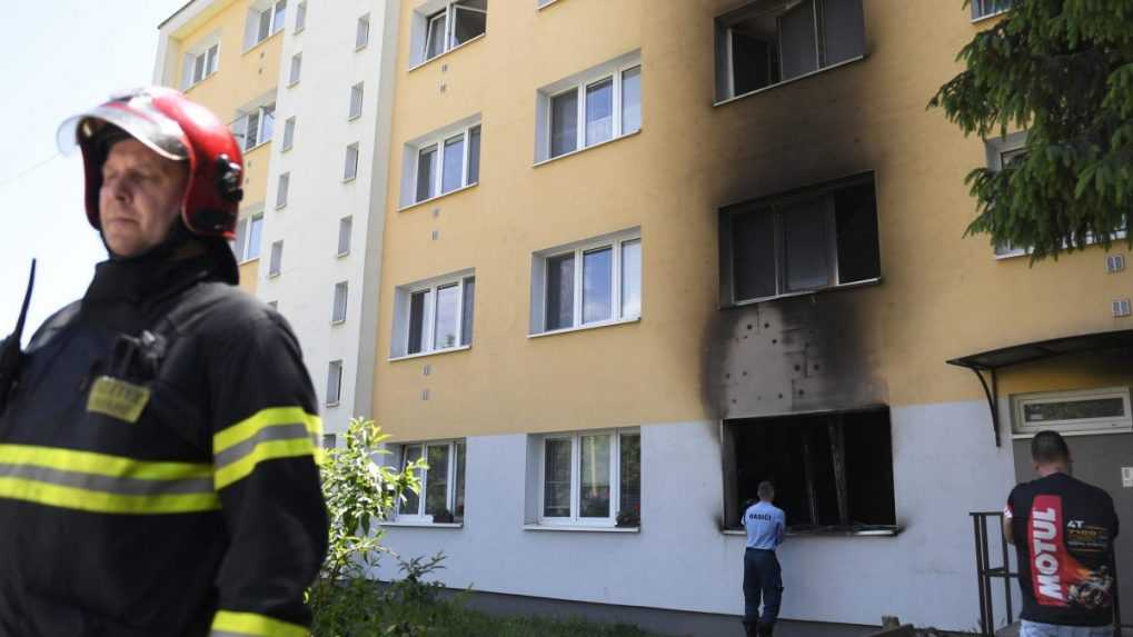 Byt po požiari v Ko&scaron;iciach.