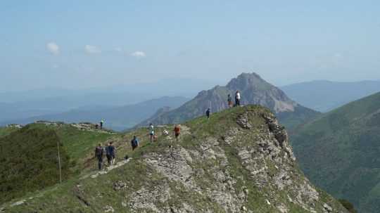 turisti v Tatrách